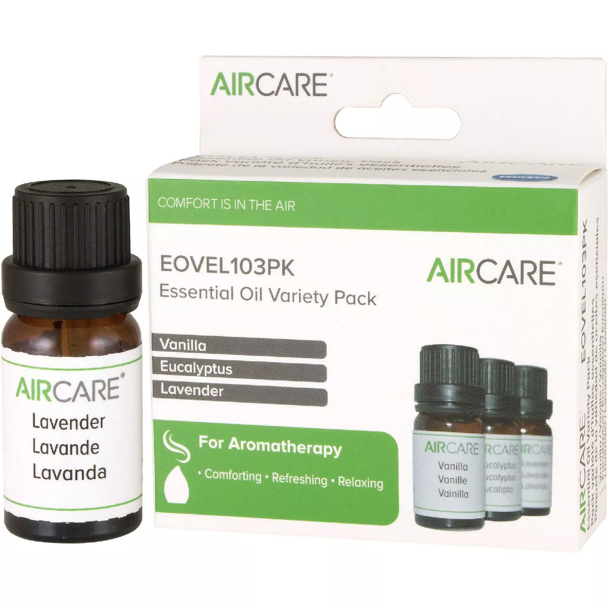 AirCare 10ml Essential Oil Variety Pack Humidifier Fragrance (3-Pack)