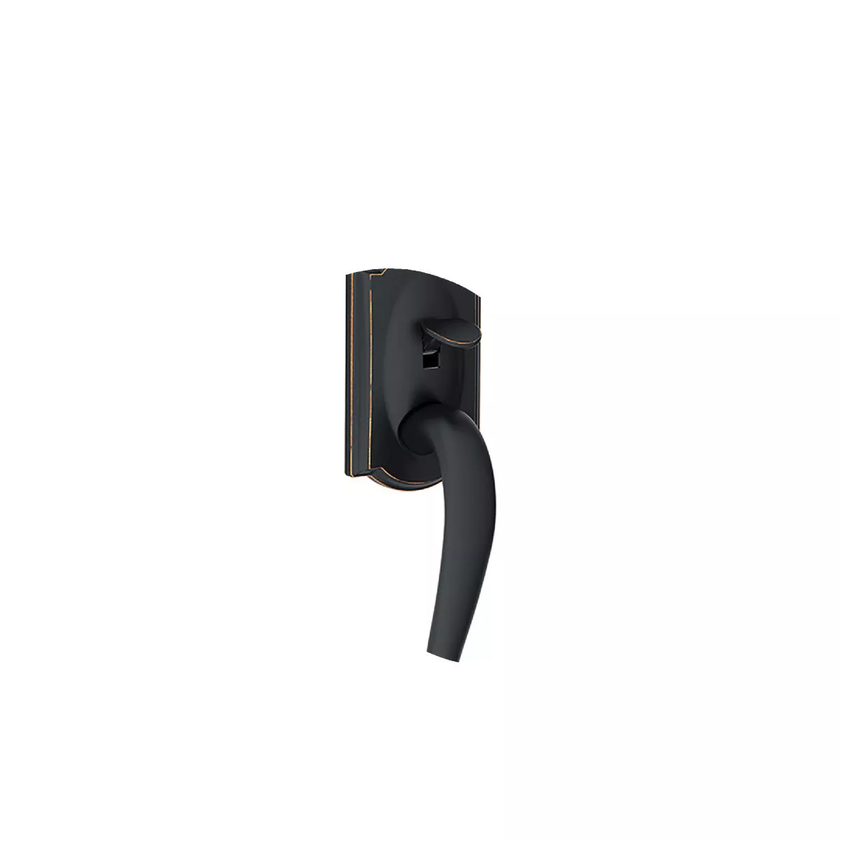 Schlage F Series Camelot Aged Bronze Outside Entry Door Handleset