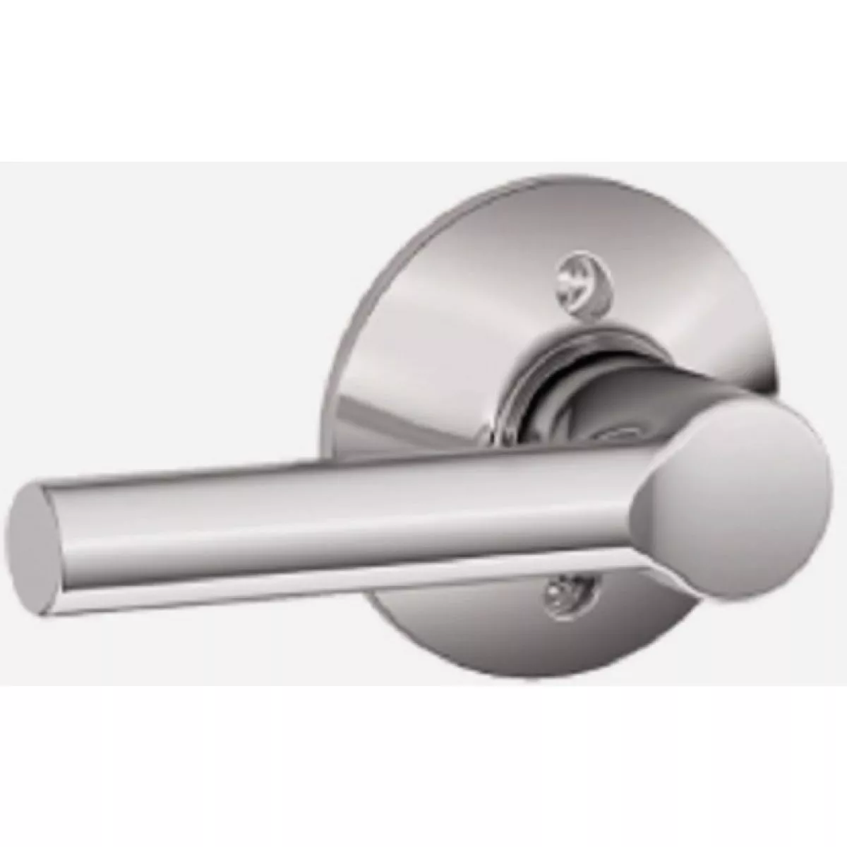 Schlage F Series Dummy Function, Broadway Lever, 625 Bright Chrome Finish