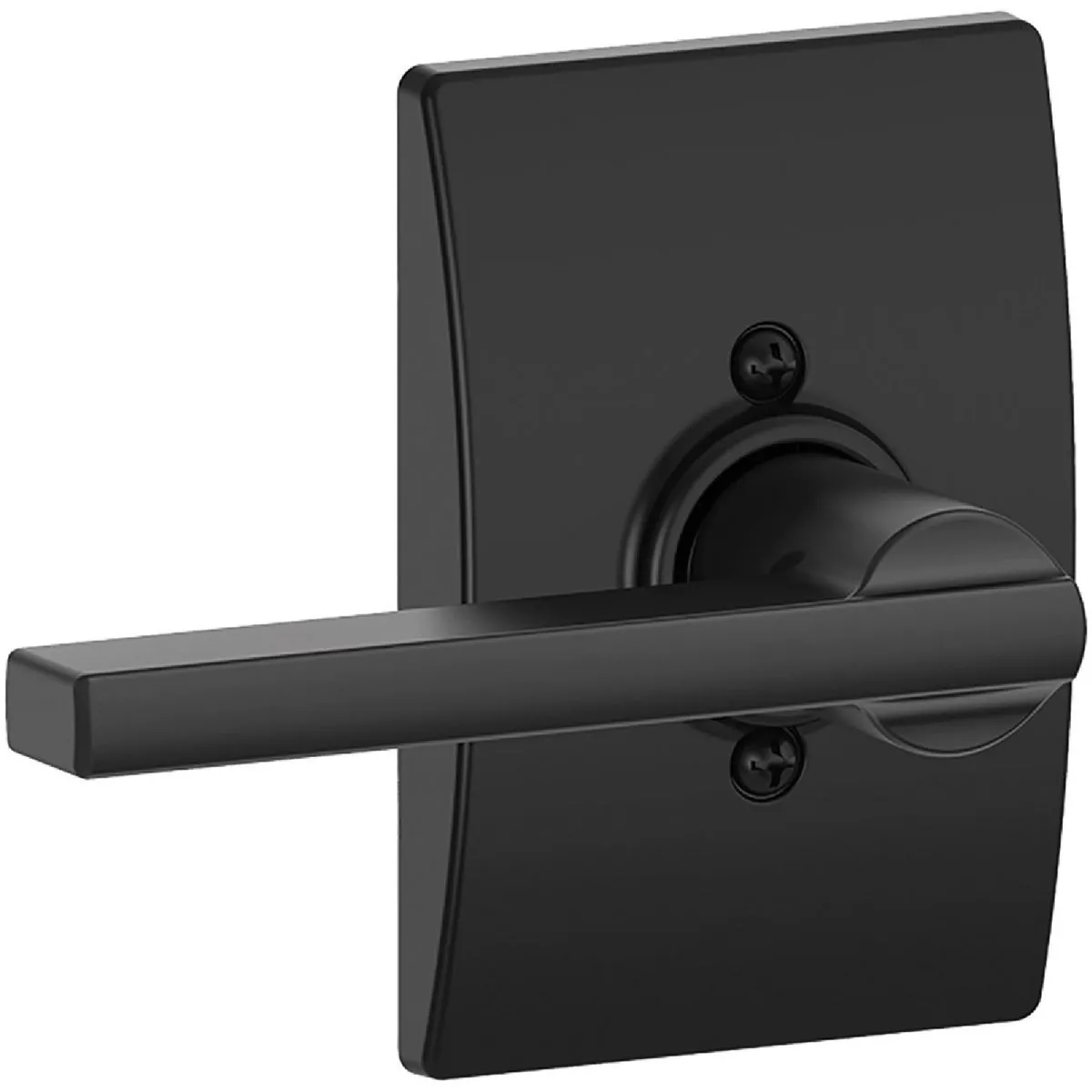 Latitude Lever Dummy x Century Decorative Rose - Matte Black