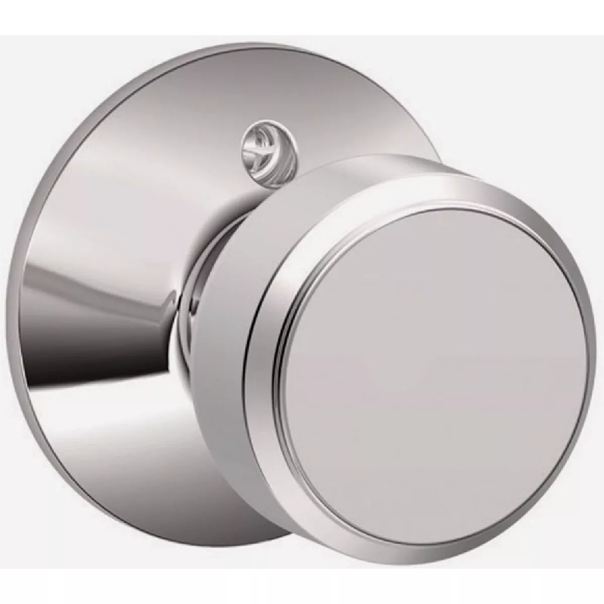 Schlage F Series Dummy Function, Bowery Knob, 625 Bright Chrome Finish