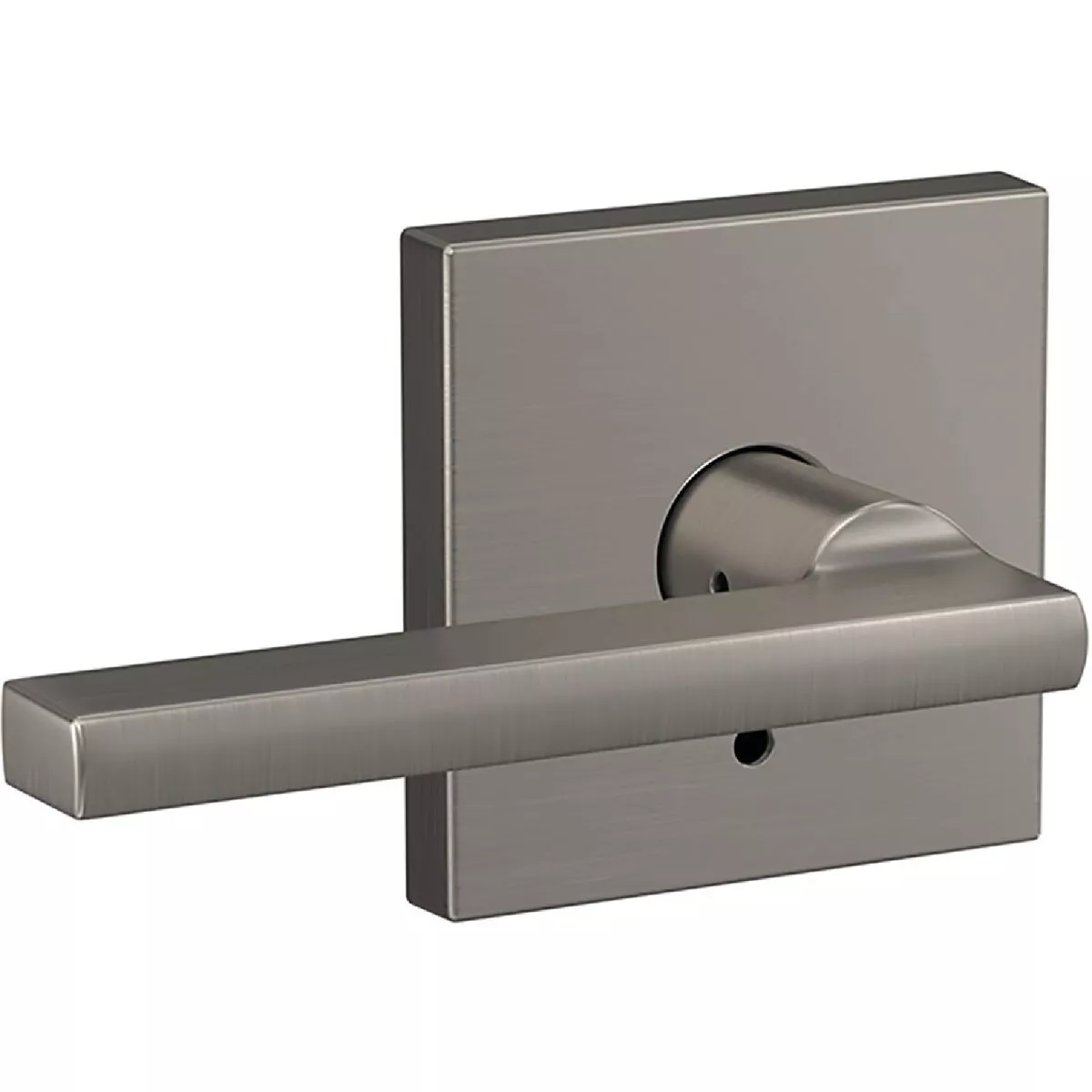Latitude Lever x Collins Rose Dummy - Satin Nickel