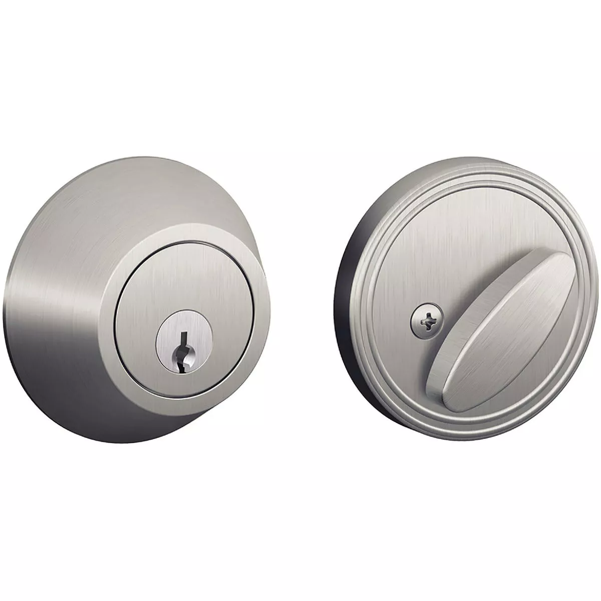 Schlage J Series Satin Stainless Steel Single Cylinder Deadbolt
