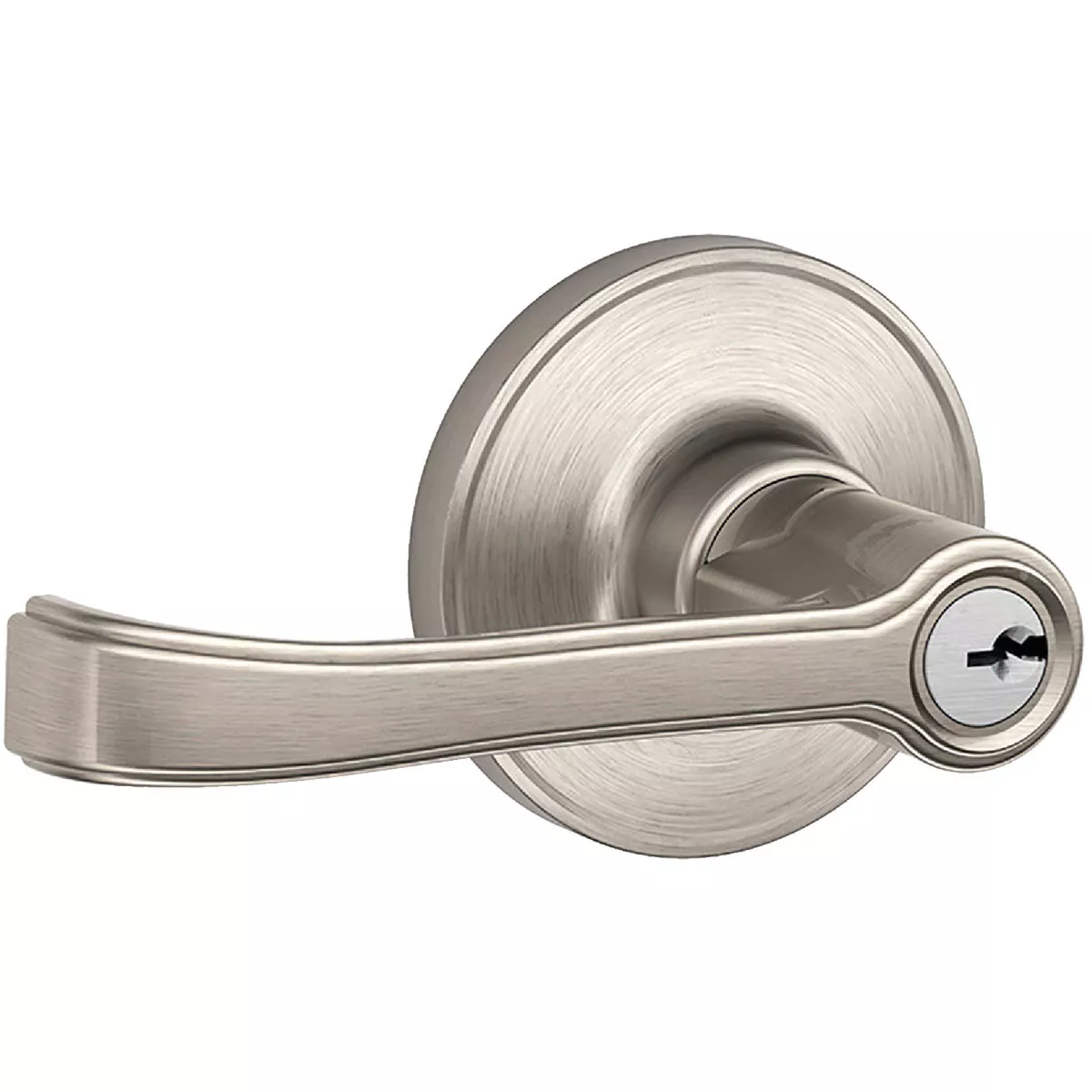 Torino Lever Keyed Entry - Satin Nickel