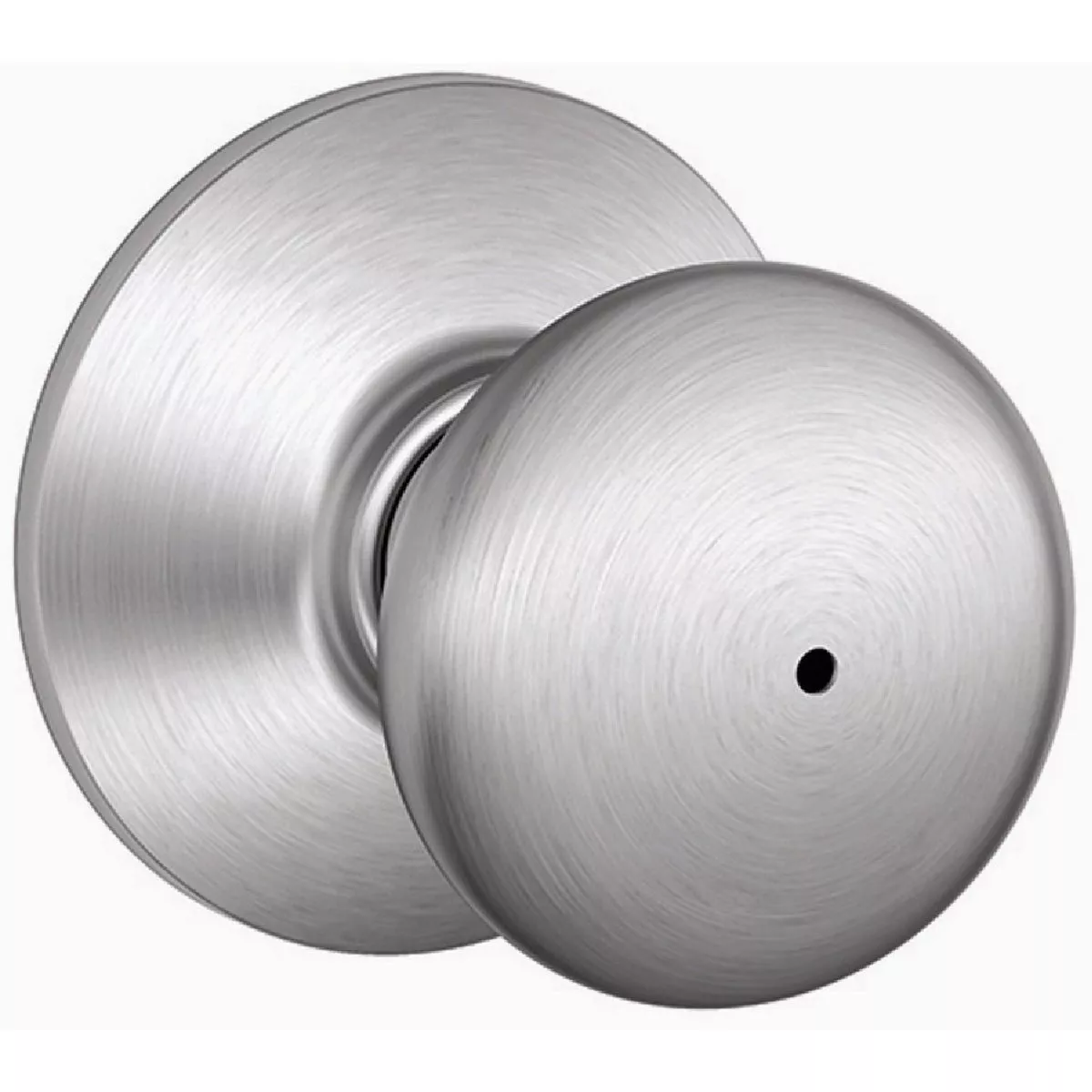 Schlage F Series Privacy Function, Plymouth Knob, 626 Satin Chrome Finish