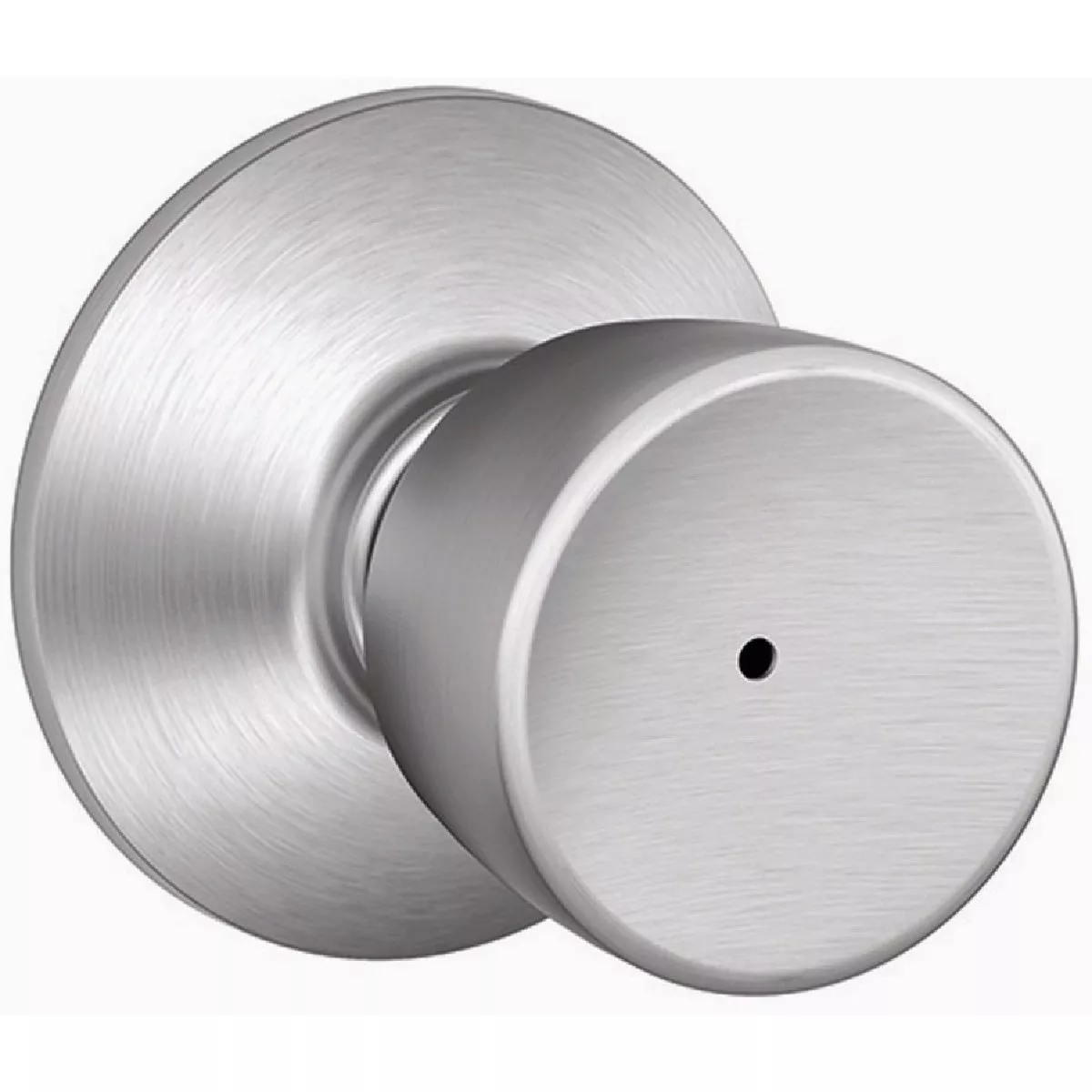 Schlage F Series Privacy Function, Bell Knob, 626 Satin Chrome Finish