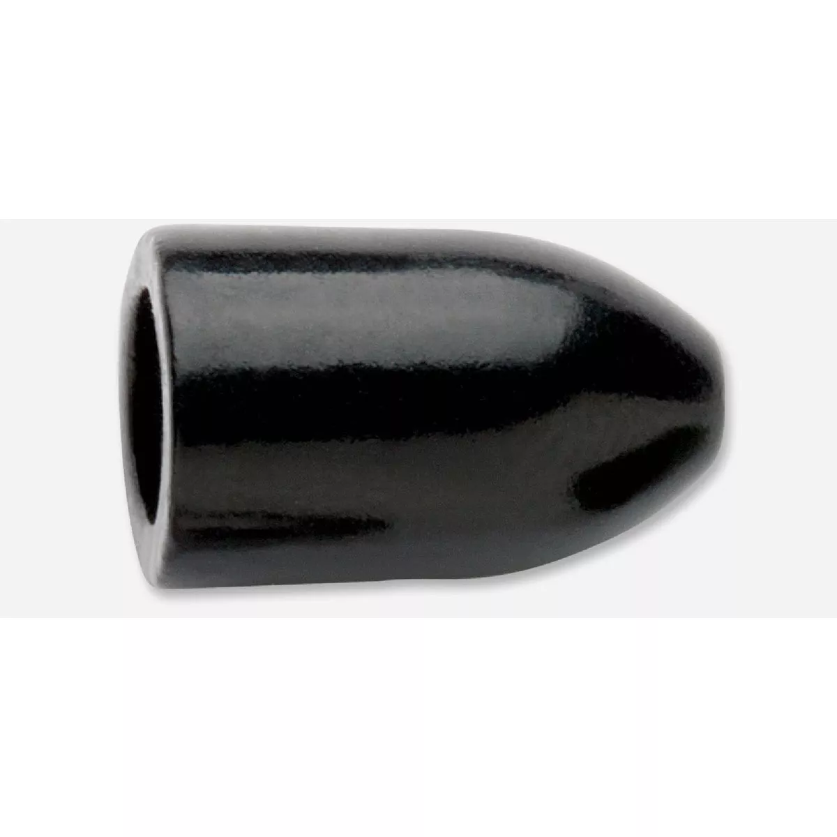 VMC 1/4 In. Black Tungsten Worm Weight Sinker (5-Pack)-