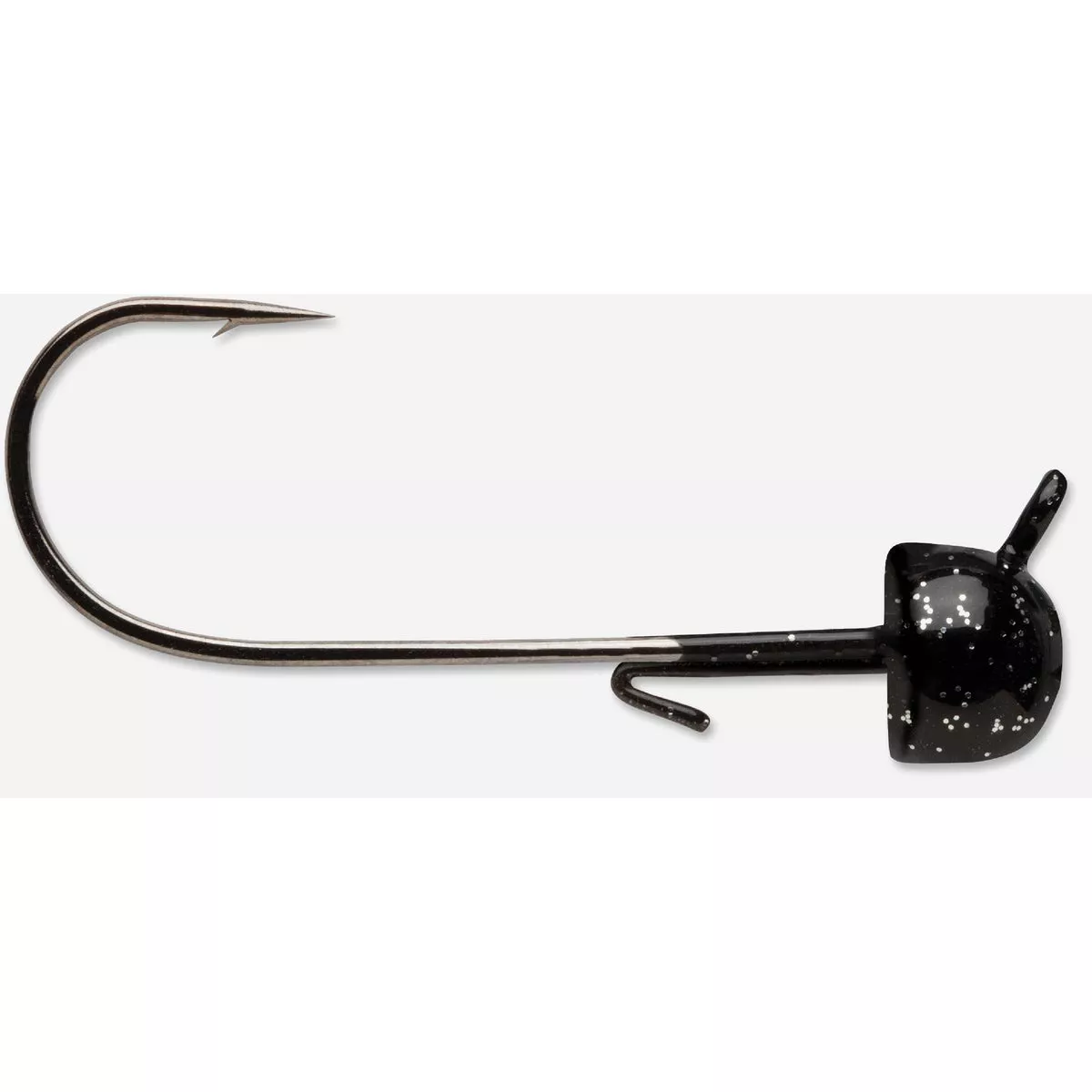 Rapala 1/4Oz Black HMJ Half Moon Jig Fishing Lure (4-Pack)