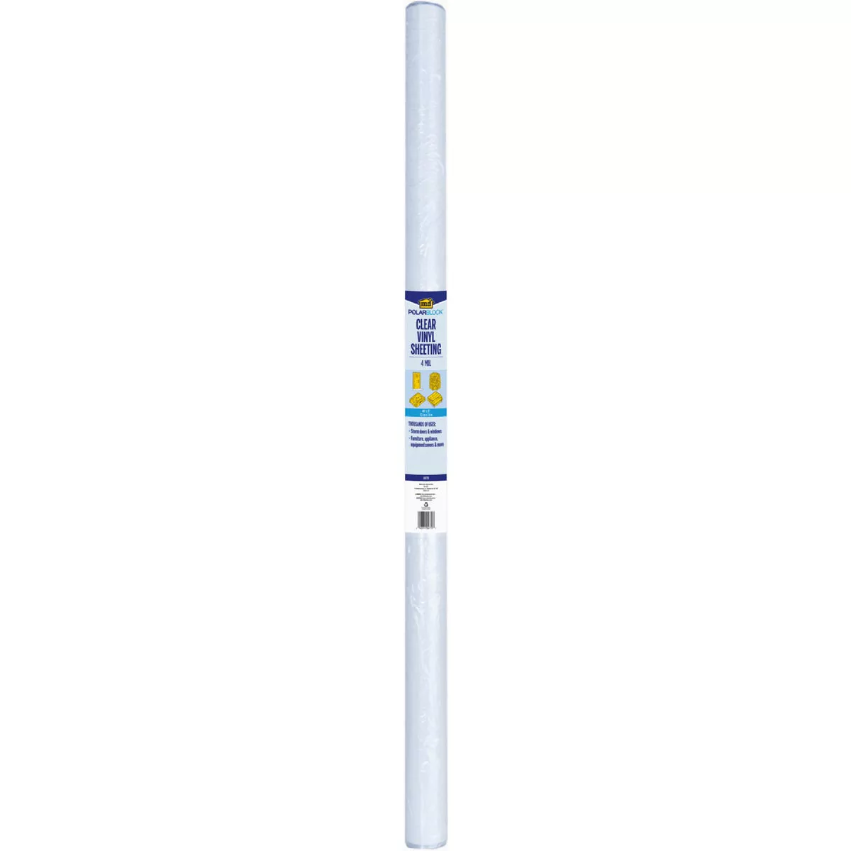 M-D Polar Block 48 In. x 25 Ft. 4Mil Clear Vinyl Sheeting - photo 3