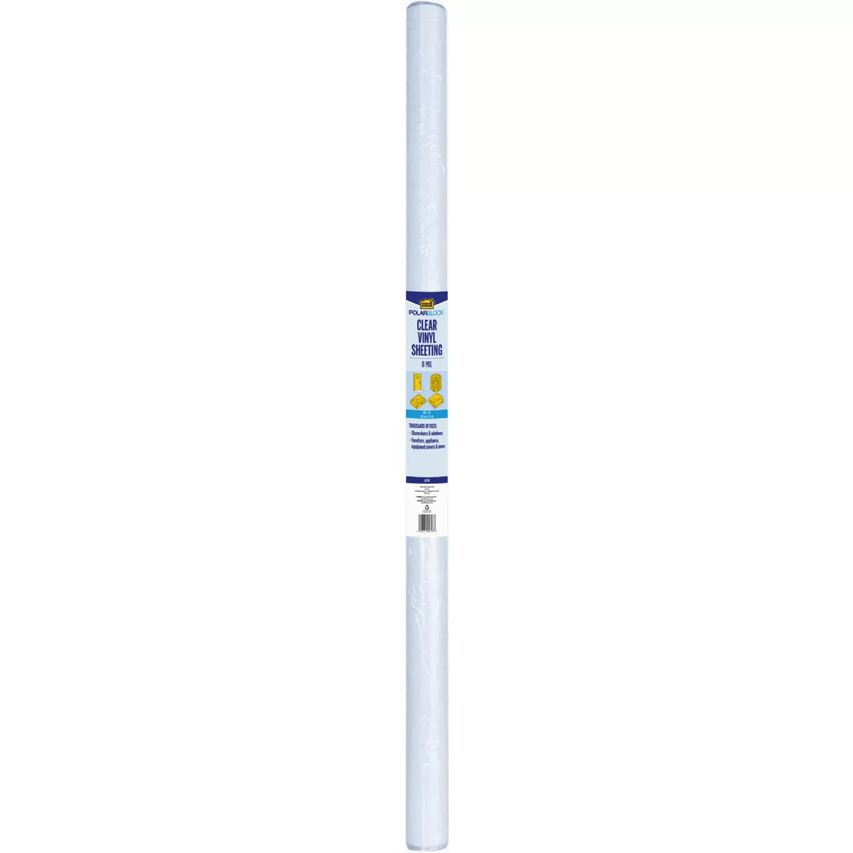 M-D Building Products Polar Block 48 In. x 25 Ft. 8Mil Clear Vinyl Sheeting 8 Mil - photo 2