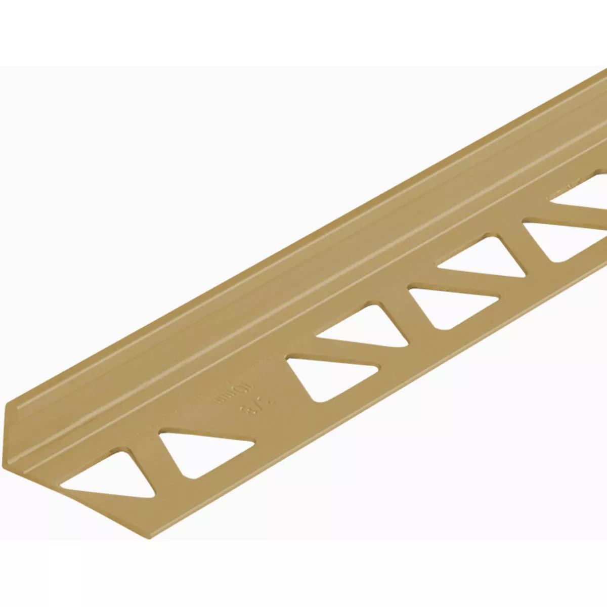 M-D 3/8 In. x 96 In. Bright Brass Aluminum Tile Edge - photo 3