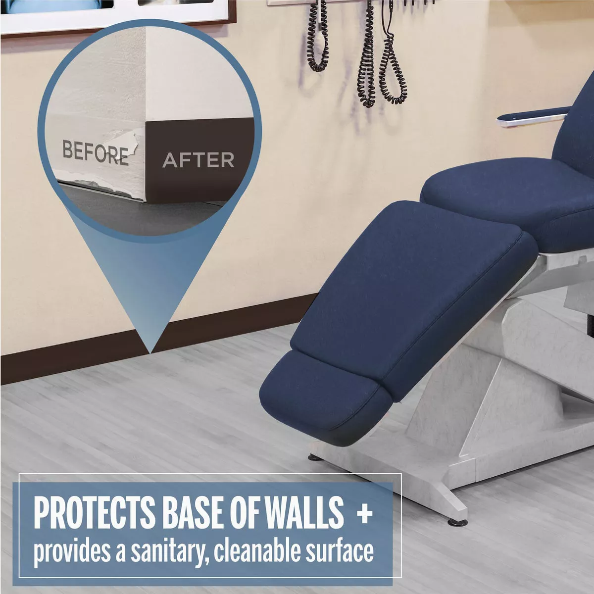 M-D 4 In. x 48 In. Brown Self-Stick Vinyl Wall Base - photo 6