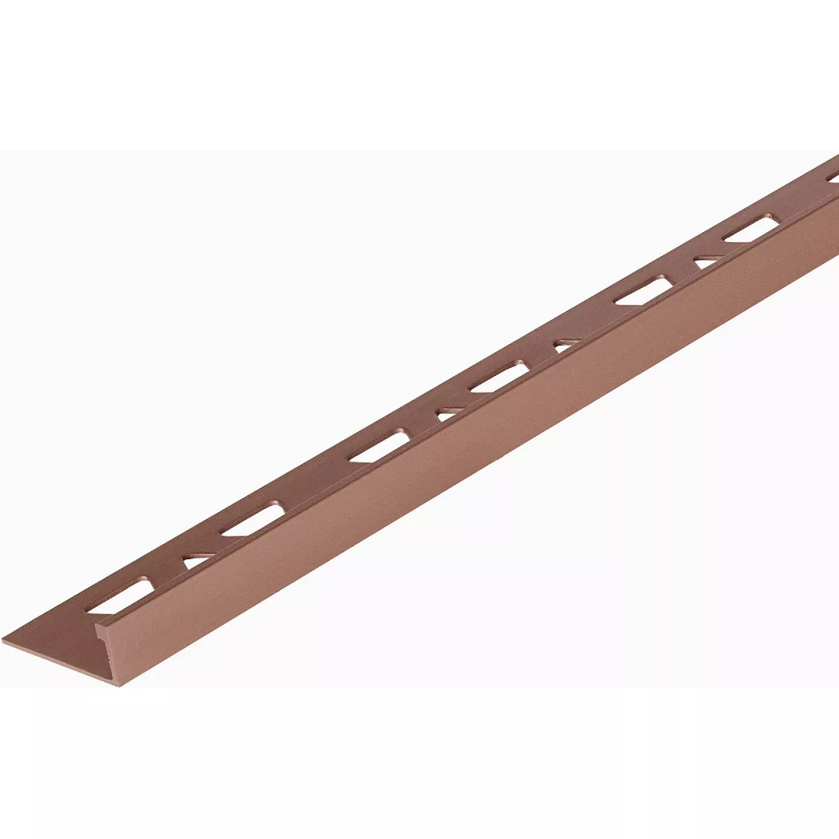 M-D 3/8 In. x 8 Ft. Satin Copper Bronze Tile Edge - photo 2
