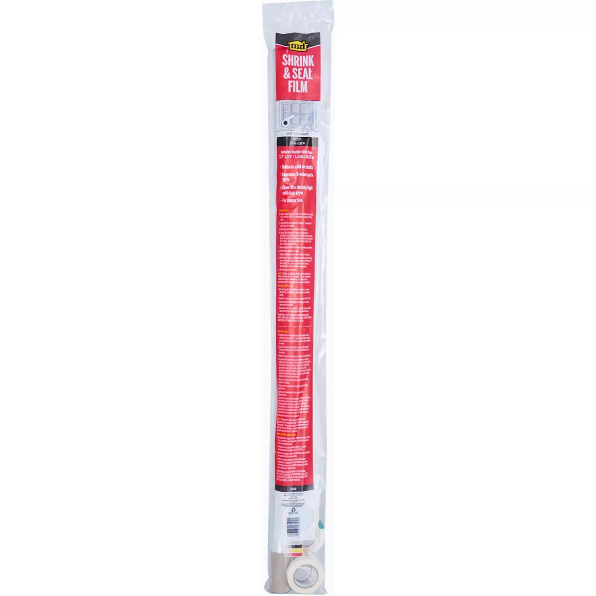 M-D Polar Block 62 In. x 25 Ft. Clear Plastic Window Insulation Kit - photo 2