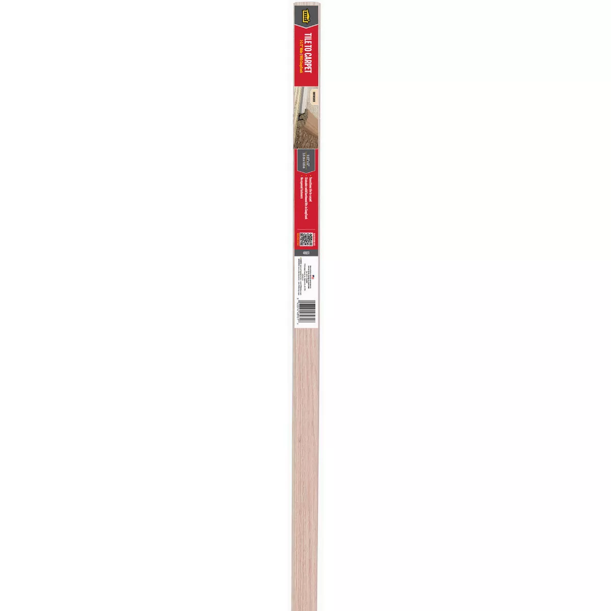 M-D 72 In. Unfinished Hardwood Tile To Laminate Transition with Anchors & Screws