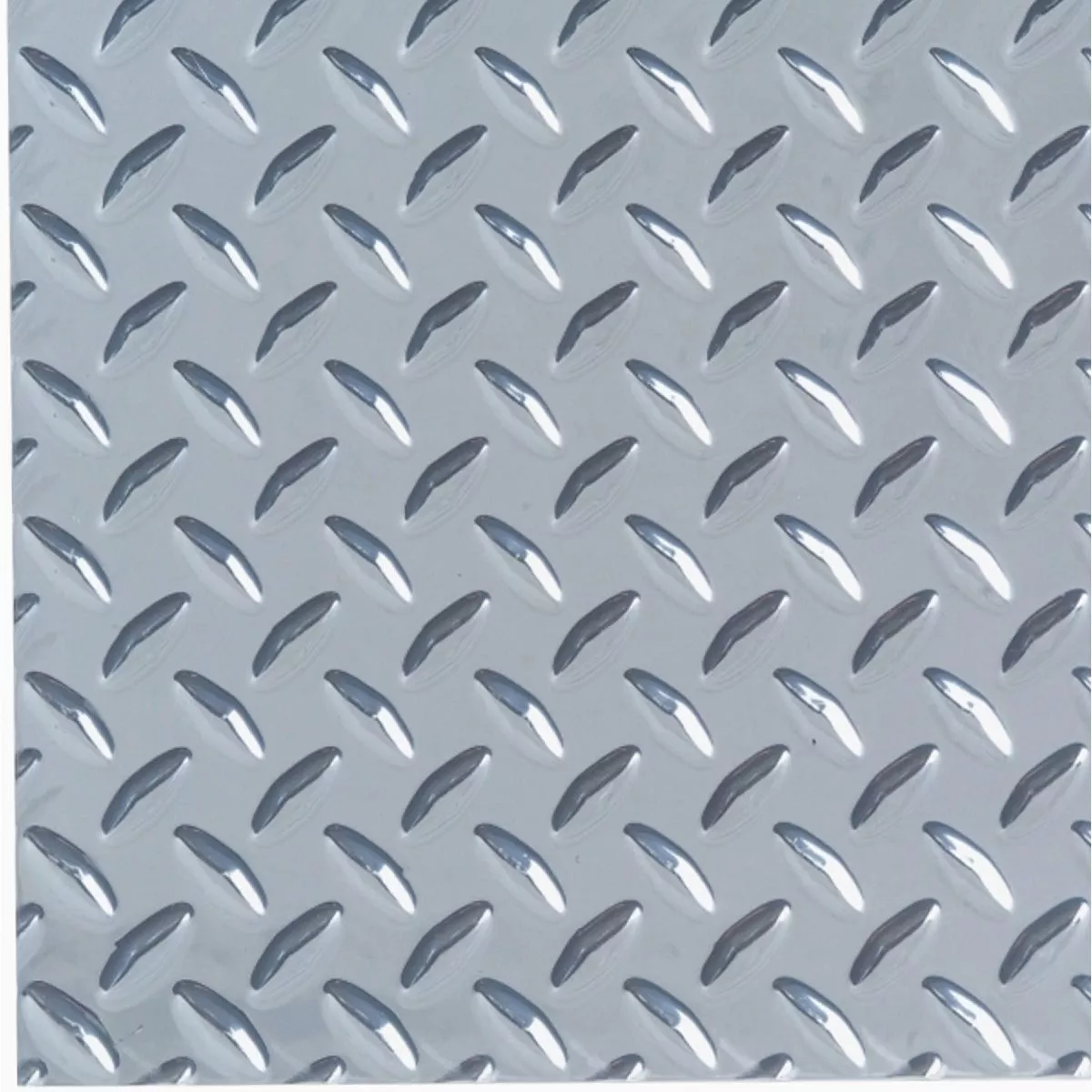 M-D 12 In. x 24 In. x .063 In. Silver Aluminum Sheet Diamond Tread