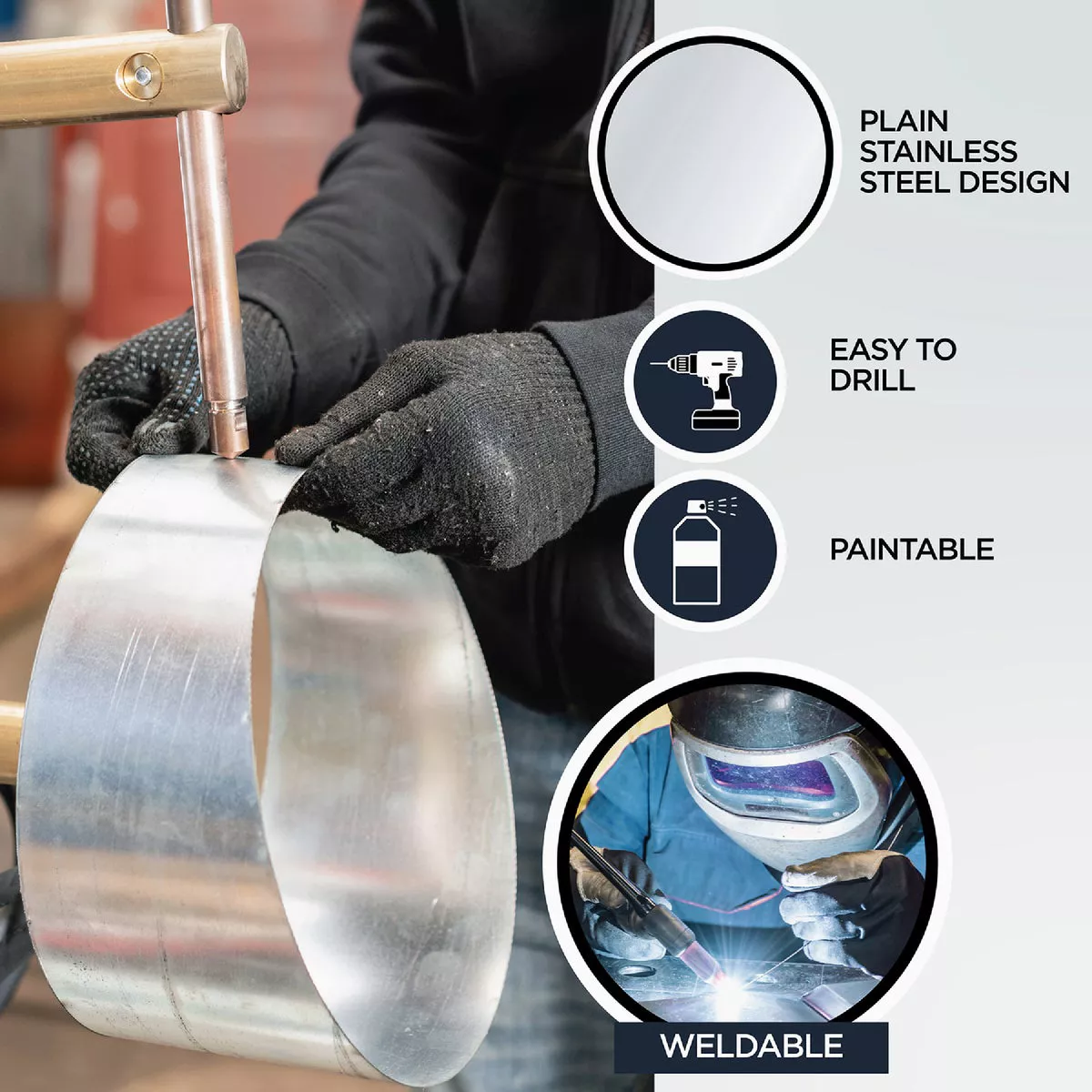 M-D 12 In. x 12 In. x 16GA Weldable Steel Sheet - photo 5