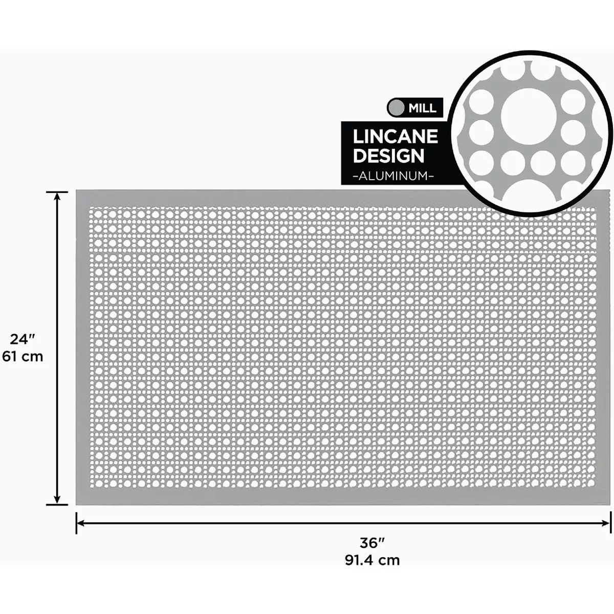 M-D 24 In. x 36 In. x .020 In. Mill Aluminum Sheet Lincane- - photo 7