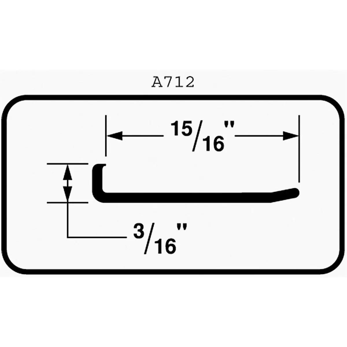 M-D 96 In. Anodized Molding Edging With Screws - photo 3