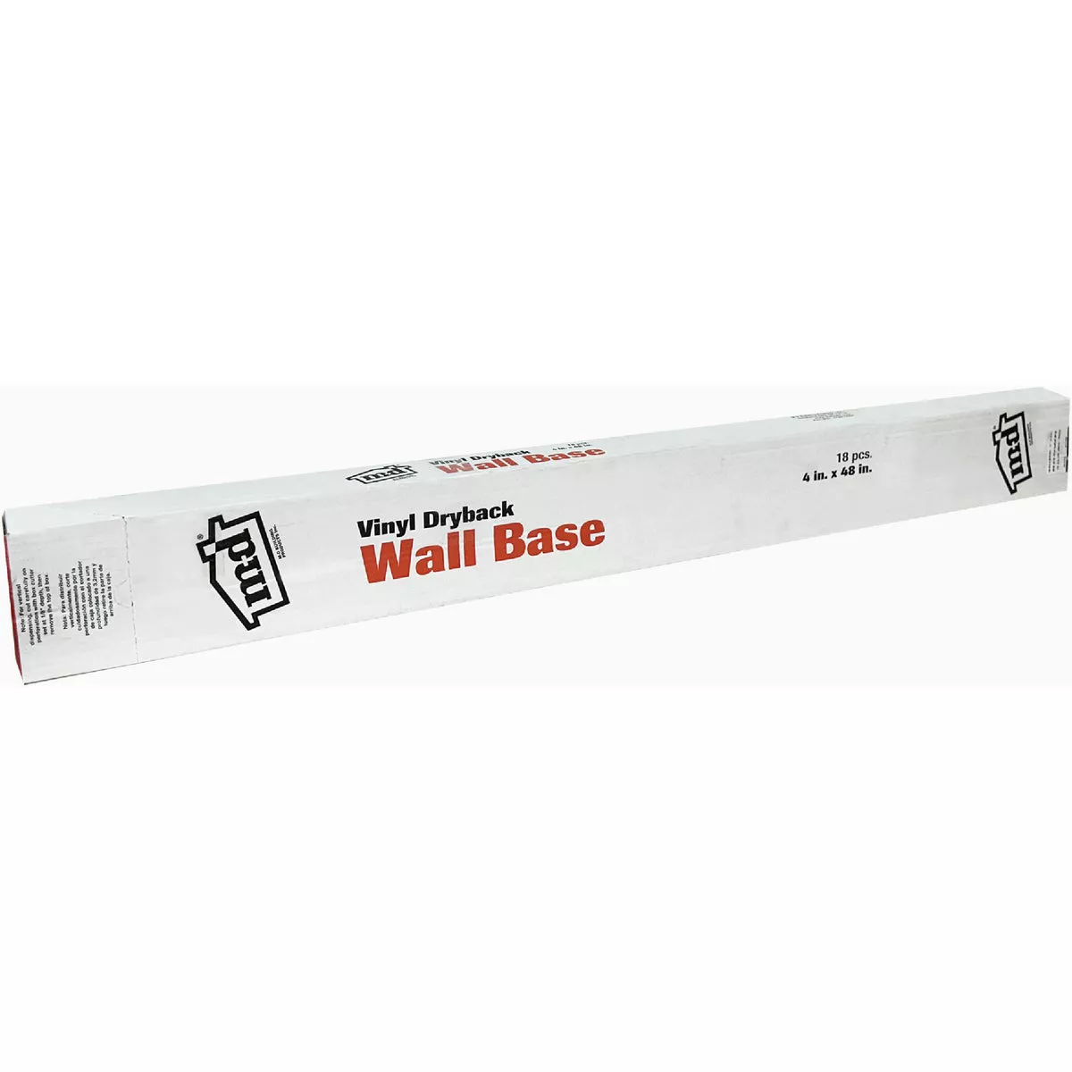 M-D 4 In. x 48 In. Silver Gray Vinyl Wall Base