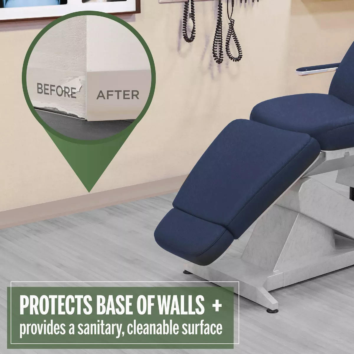 M-D 4 In. x 120 Ft. Desert Beige Vinyl Wall Base - photo 6