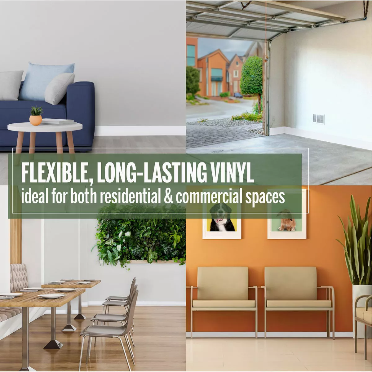 MD 4 In. x 120 Ft. Snow White Wall Base - photo 5