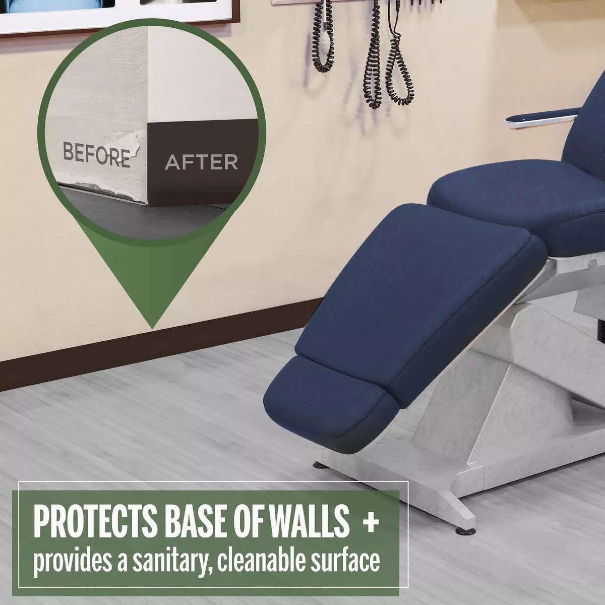 M-D 2-1/2 In. x 120 Ft. Brown Vinyl Wall Base - photo 6