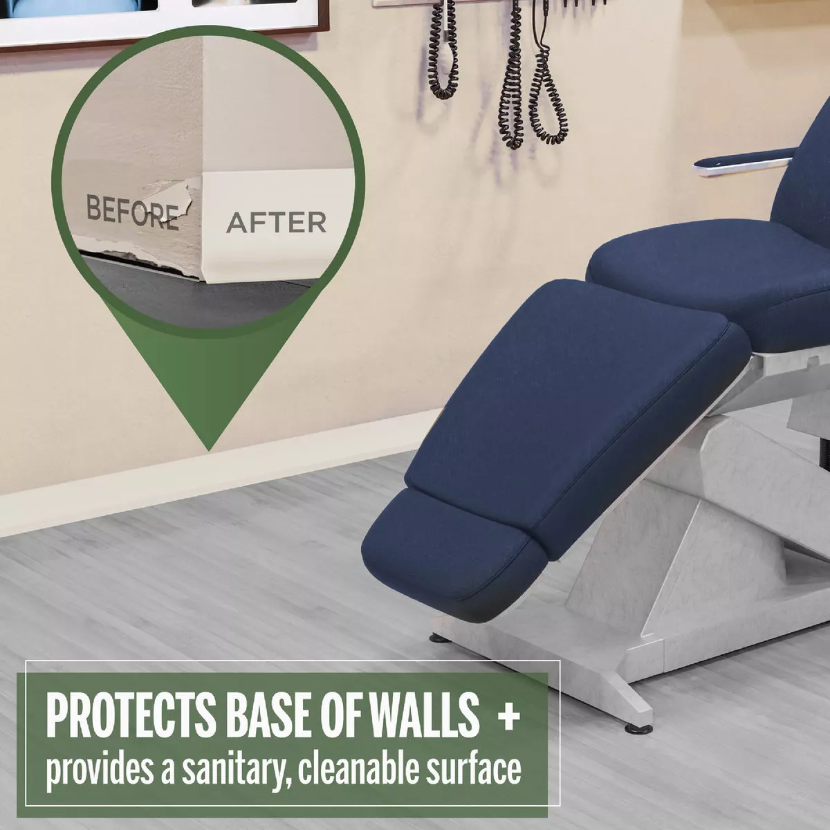 MD 2-1/2 In. x 120 Ft. Almond Wall Base - photo 6