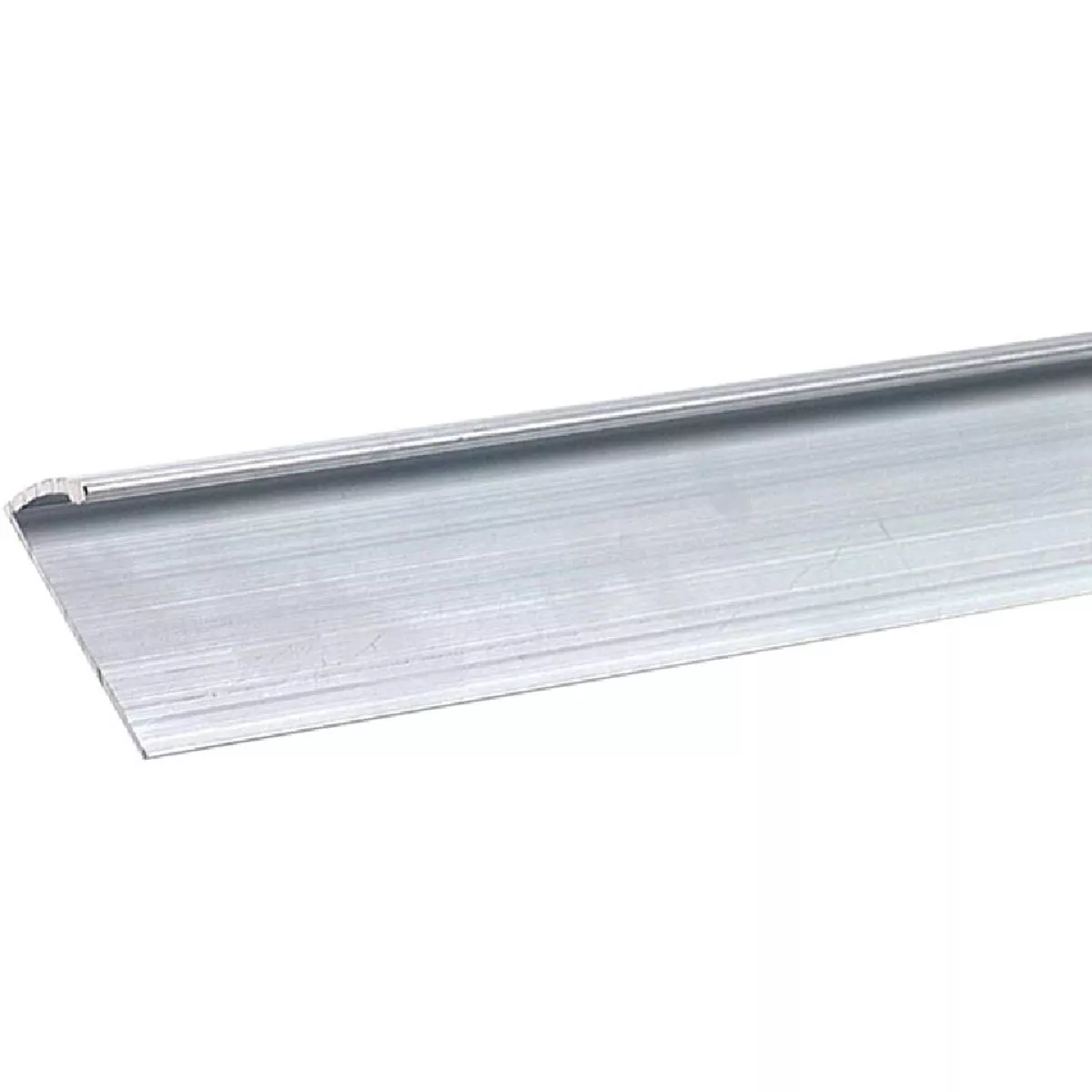 M-D 1-3/8 In. X 72 In. Silver Aluminum Carpet Gripper without Teeth-