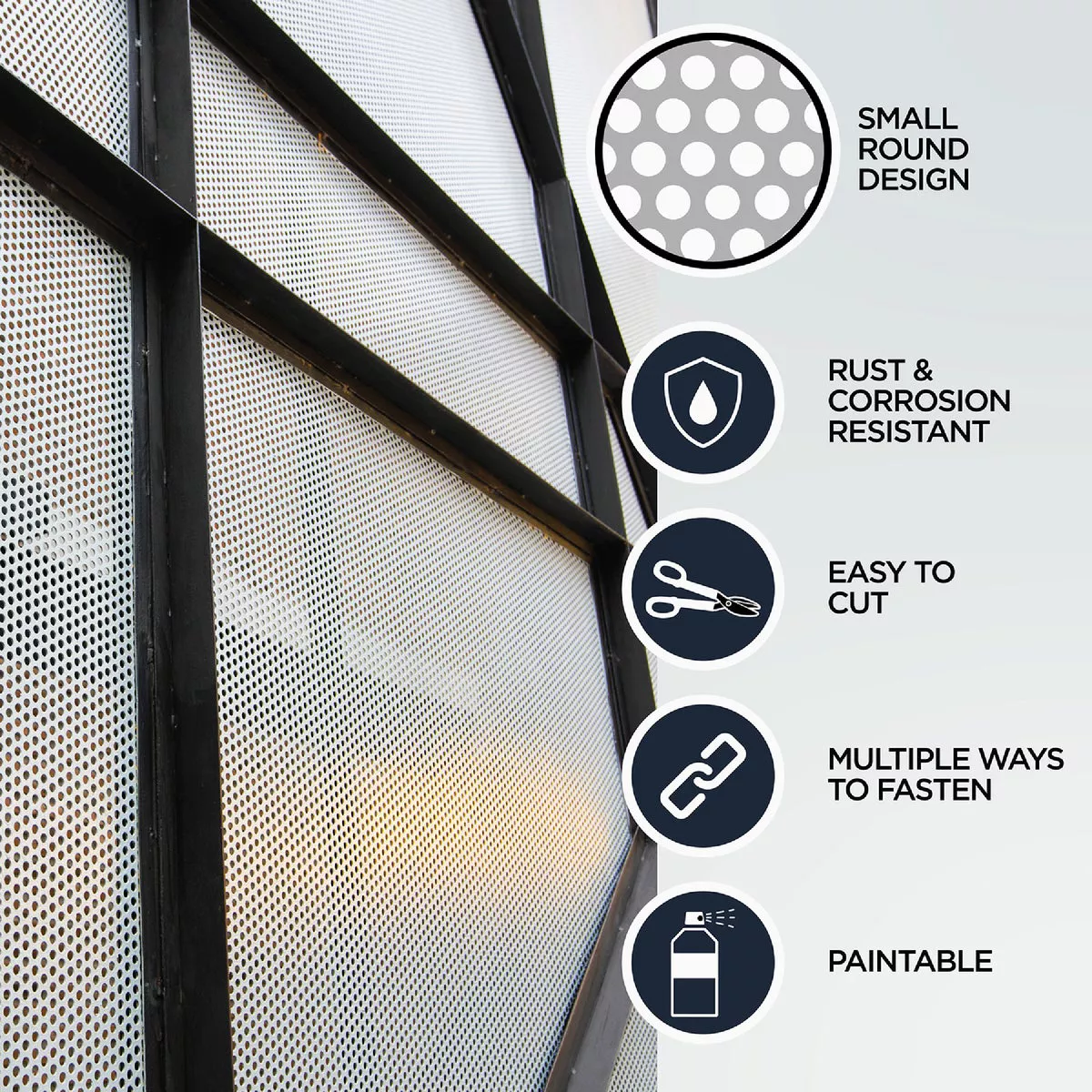 M-D 36 In. x 36 In. x .020 In. Mill Aluminum Sheet Small Round- - photo 4