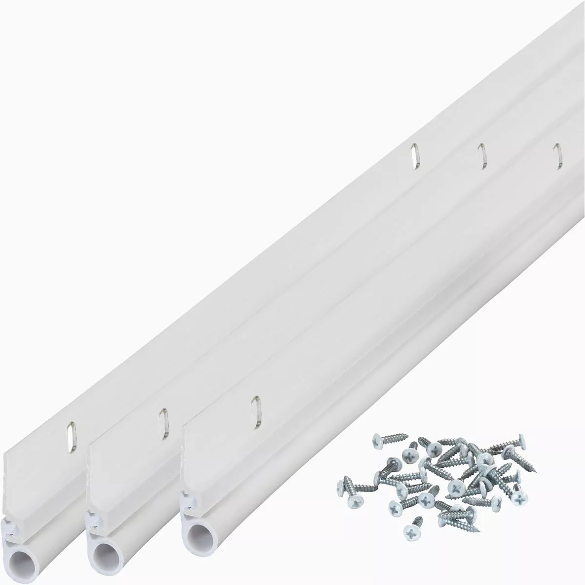 M-D 36 In. x 84 In. White Flat Profile Door Jamb Weatherstrip Kit - photo 2