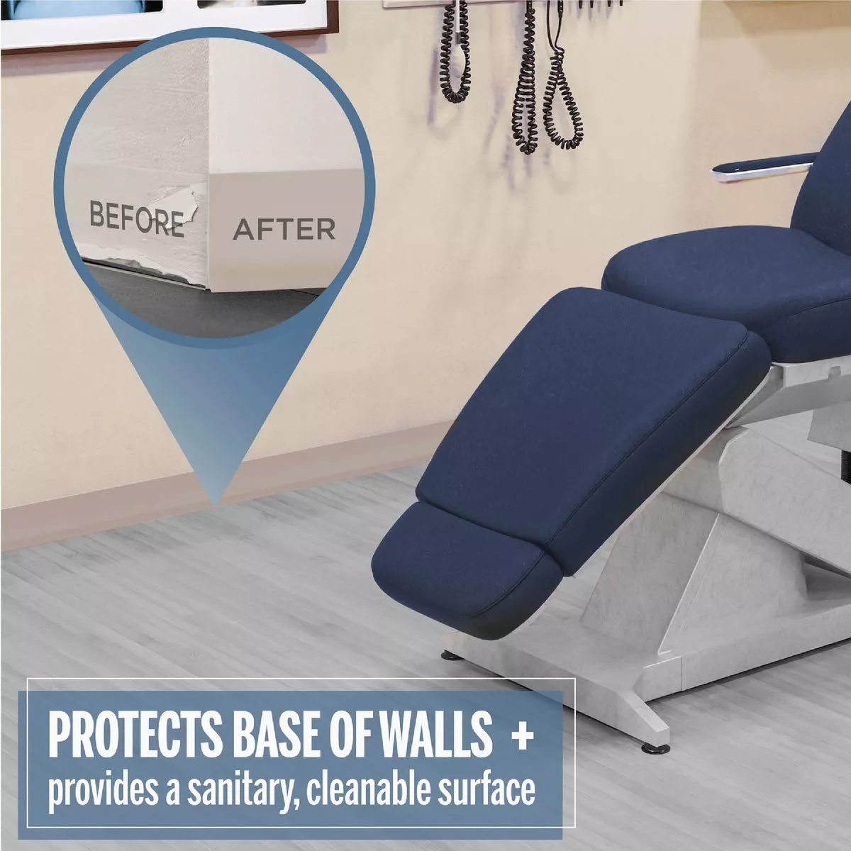 M-D 4 In. x 20 Ft. Desert Beige Self-Stick Vinyl Wall Base - photo 6