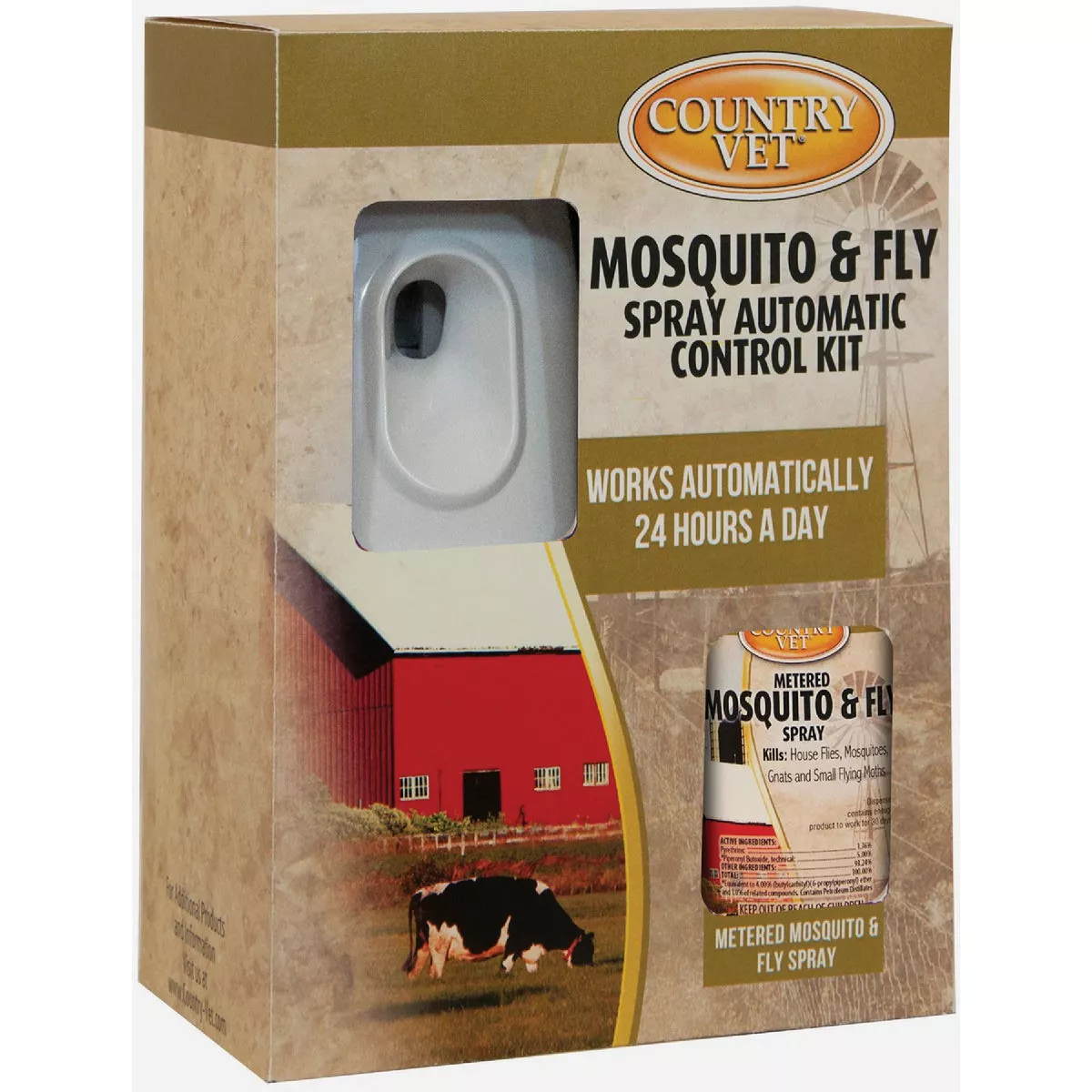 Country Vet Max Strength Equine Mosquito & Fly Control Kit 1.76% Py & Geraniol