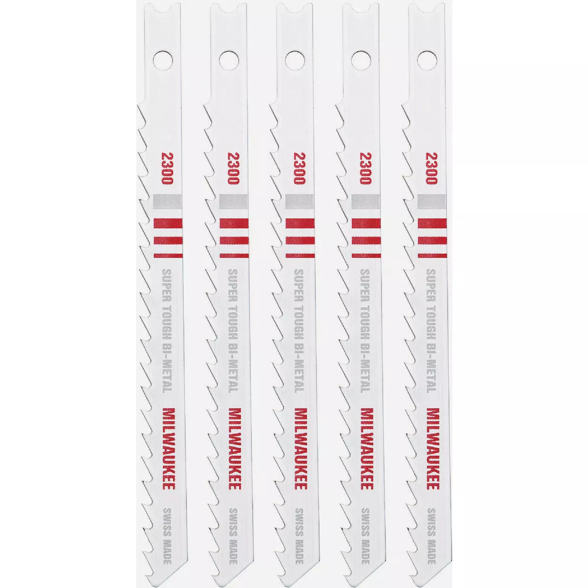 Milwaukee 4 In. 6 TPI U-Shank Multi-Material Bi-Metal Jig Saw Blades (5-Pack)