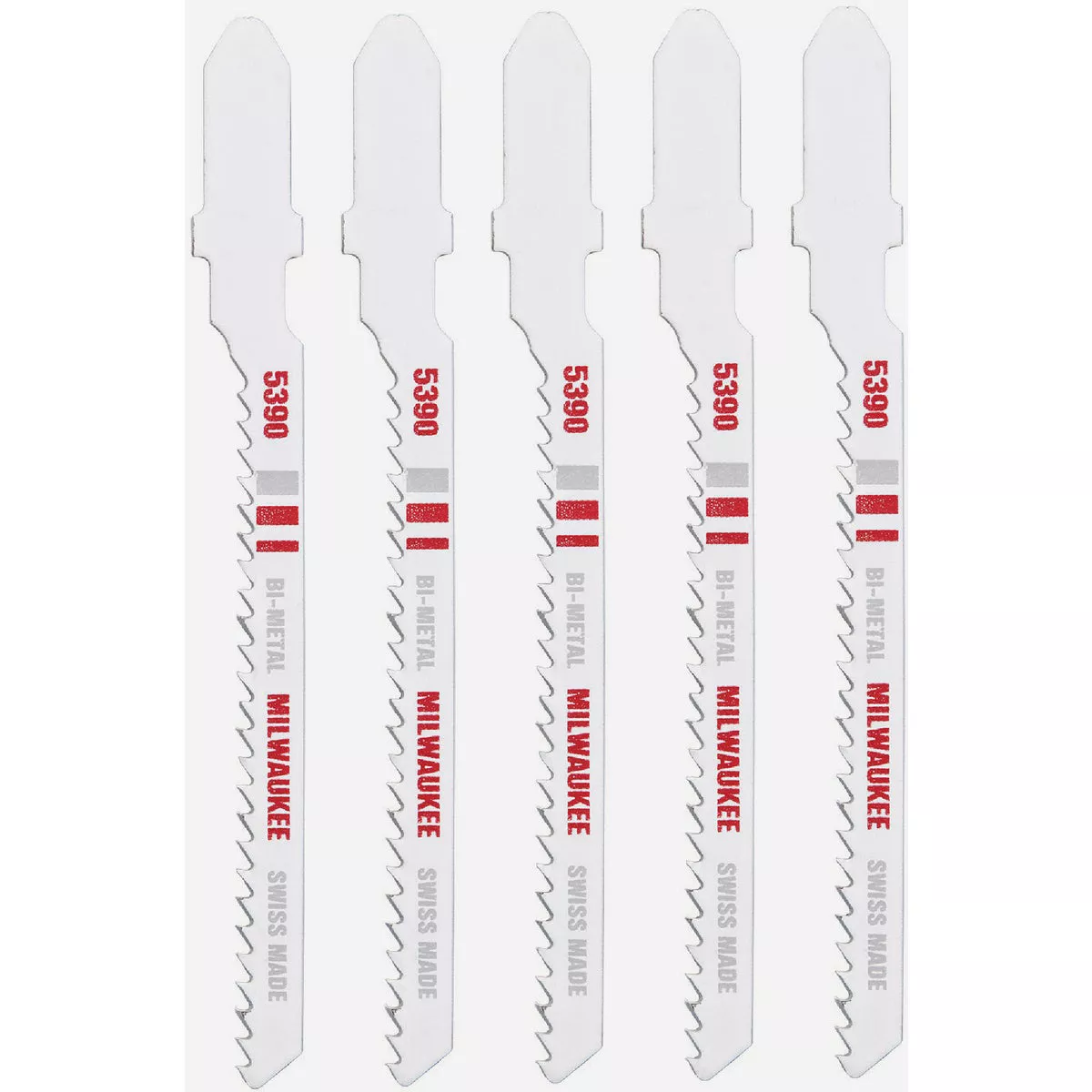 Milwaukee 3 In. 12 TPI T-Shank Multi-Material Bi-Metal Jig Saw Blades (5-Pack)