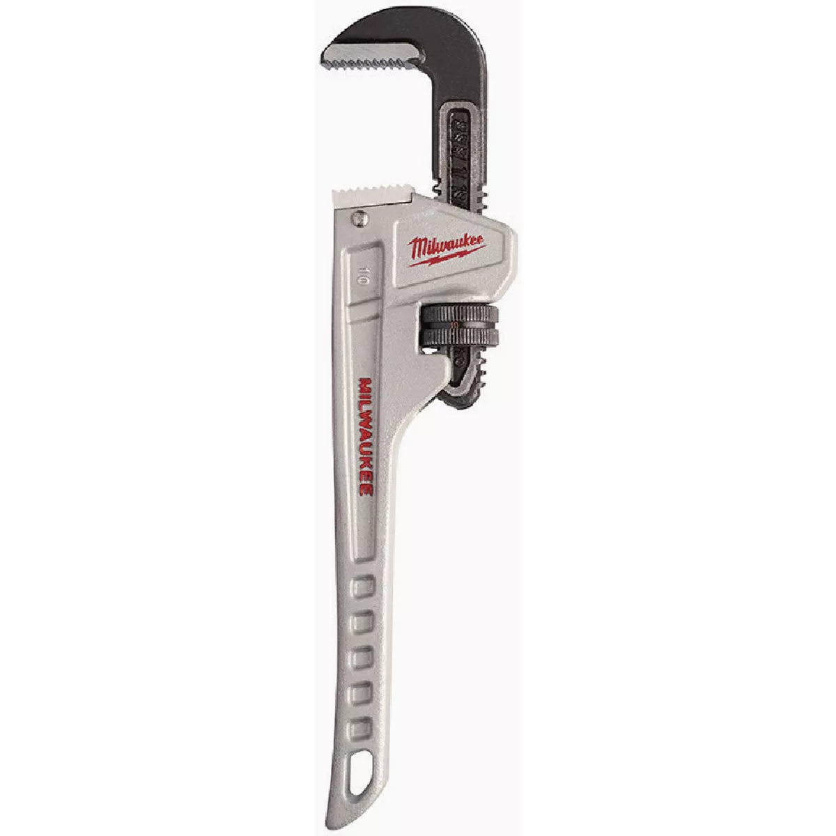 Milwaukee 10 In. Aluminum Pipe Wrench-