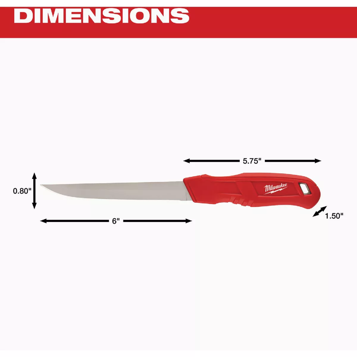 Milwaukee 6 In. Smooth Blade Insulation Knife - photo 4