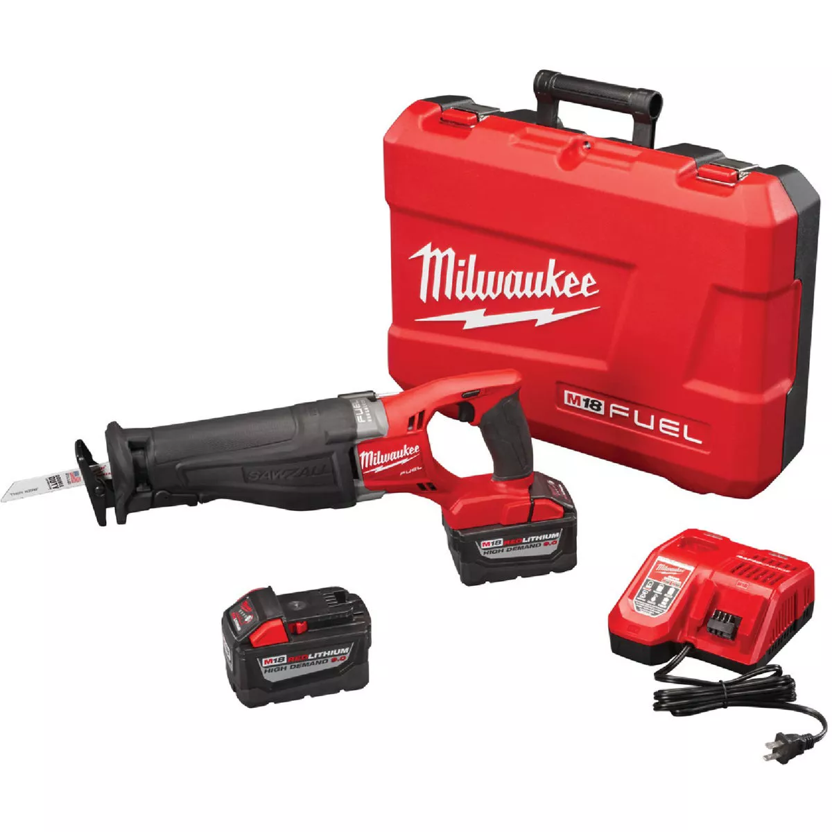 Milwaukee Fuel Sawzill 9 Ah Cordless Reciprocating Saw Kit