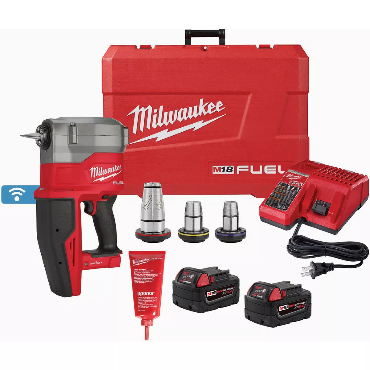 Milwaukee M18 FUEL ProPEX Expander Kit with 1/2 In. to 1 In. RAPID SEAL ...