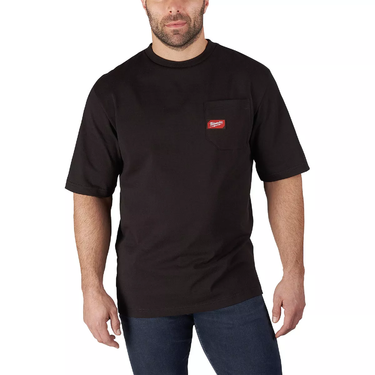 Milwaukee 3XL Black Short Sleeve Unisex Heavy-Duty Pocket Shirt