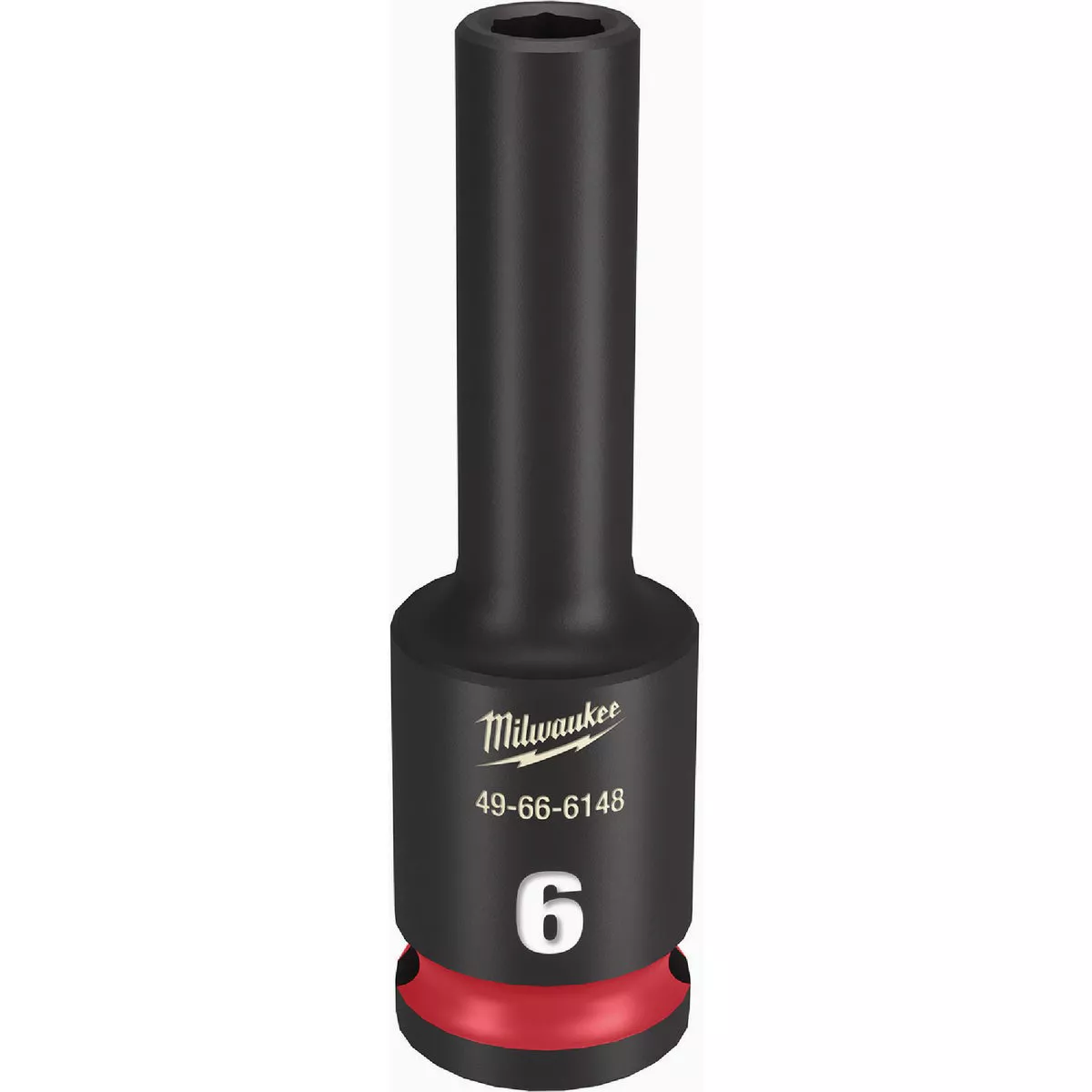 Milwaukee SHOCKWAVE Impact Duty 3/8 In. Drive 6 mm 6-Point Deep Socket