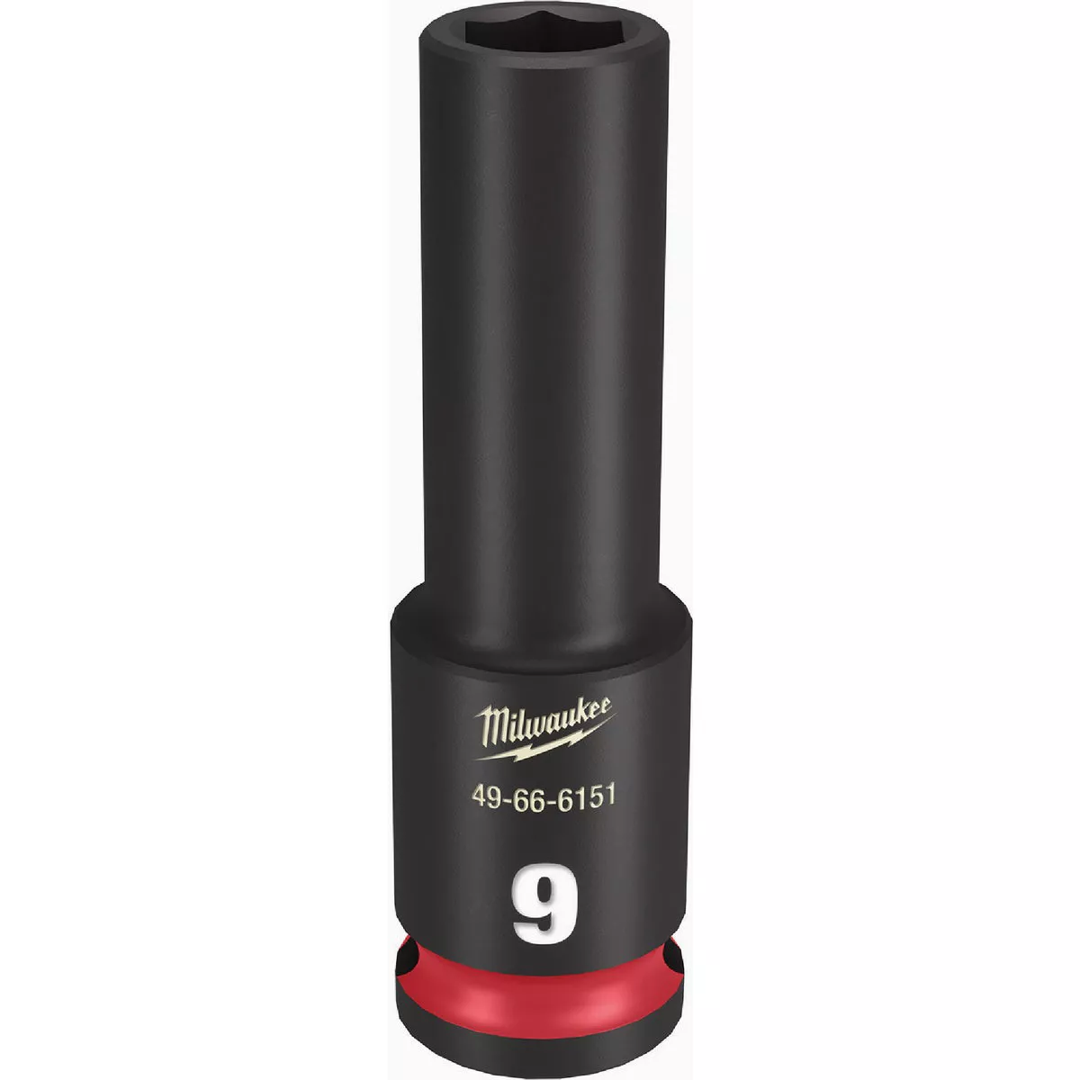 Milwaukee SHOCKWAVE Impact Duty 3/8 In. Drive 9 mm 6-Point Deep Socket-
