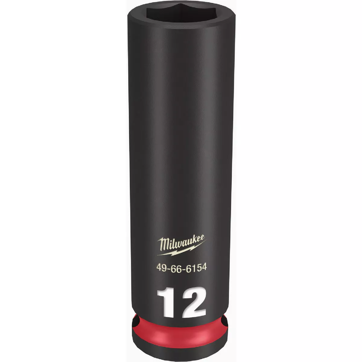 Milwaukee SHOCKWAVE Impact Duty 3/8 In. Drive 12 mm 6-Point Deep Socket-
