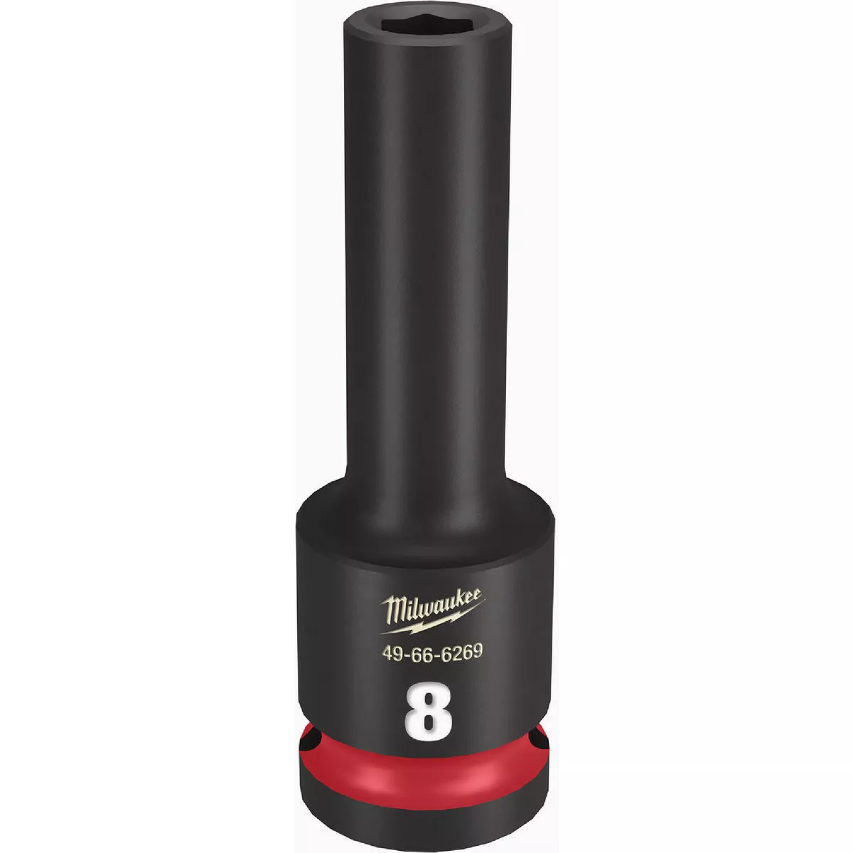 Milwaukee SHOCKWAVE Impact Duty 1/2 In. Drive 8 mm 6-Point Deep Socket