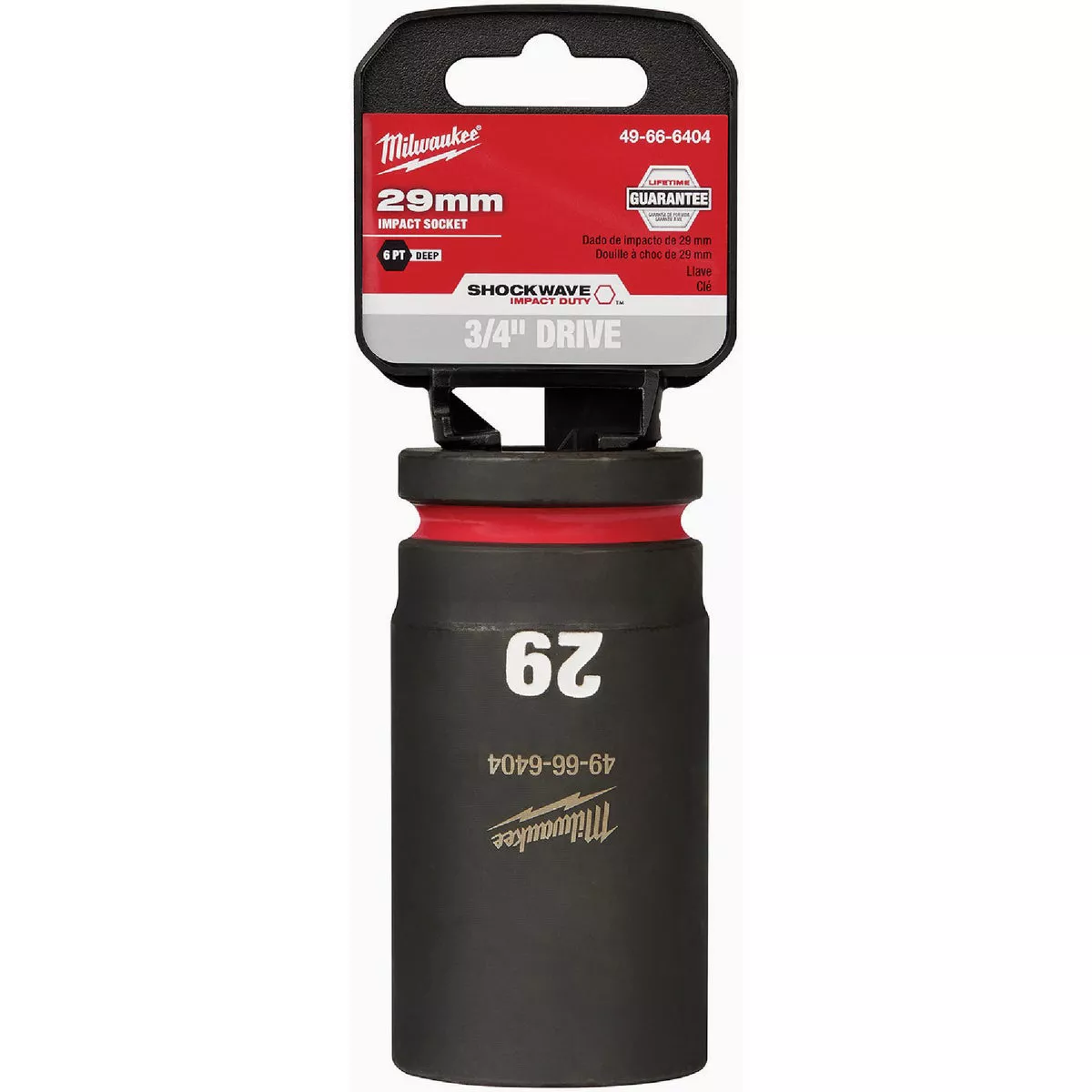 Milwaukee SHOCKWAVE Impact Duty 3/4 In. Drive 29 mm 6-Point Deep Socket