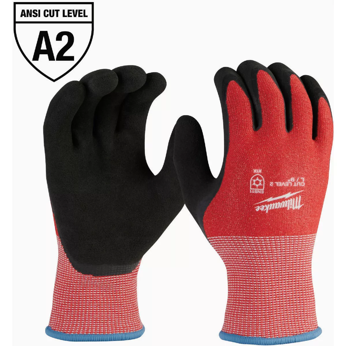Milwaukee Unisex Large Acrylic Cut 2 Winter Dipped Glove
