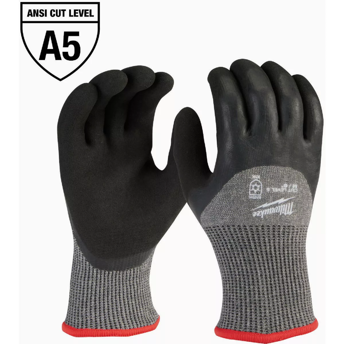 Milwaukee Unisex Medium Acrylic Cut 5 Winter Dipped Glove-