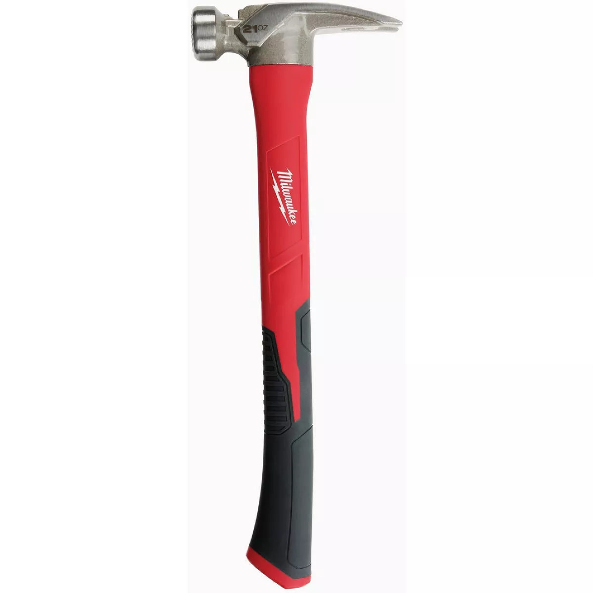 Milwaukee 21 Oz. Milled-Face Hammer with Poly/Fiberglass Handle