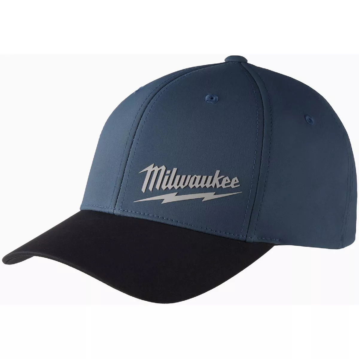 Milwaukee Workskin Blue Performance Fitted Hat, Large/XL