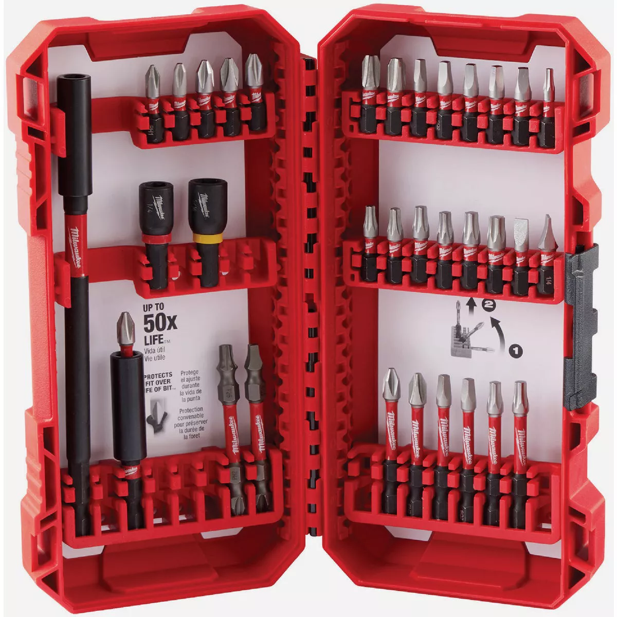 Milwaukee SHOCKWAVE Impact Duty Drive Bit Set (34-Piece)